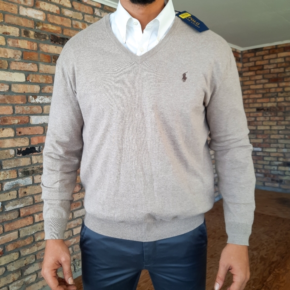 Polo Ralph Lauren Other - NEW Polo Ralph Lauren Pima Cotton Sweater V-Neck